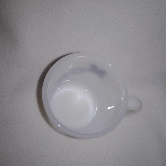 MCM Milk Glass MOM Poem Cup Mug Mid Century Modern - Picture 5 of 6